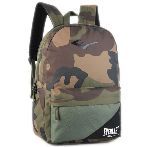Mochila Everlast Camuflada 17" C/Bolsillo En Base
