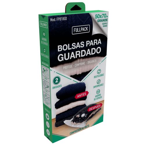 Set X 2 Bolsas De Guardado Grandes