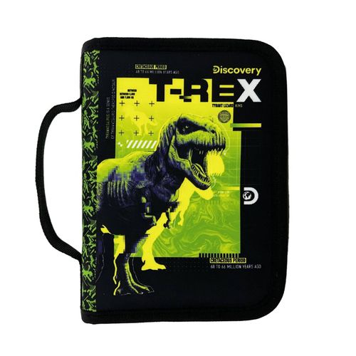 Cartuchera Discovery T-Rex Un Piso Con Manija