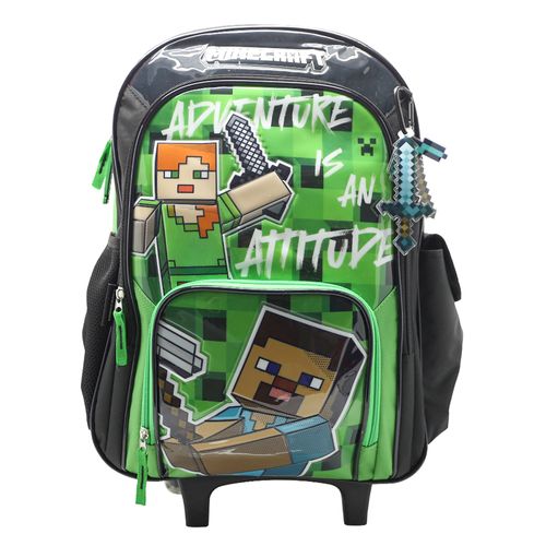 Mochila con carro Minecraft