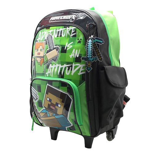 Mochila con carro Minecraft