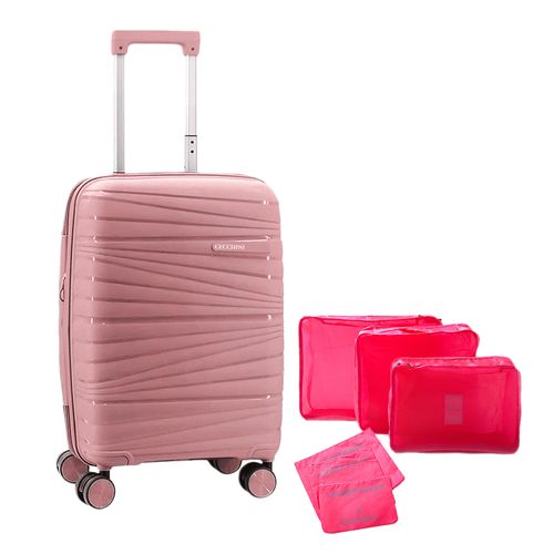 Combo Cecchini valija carry on + organizadores