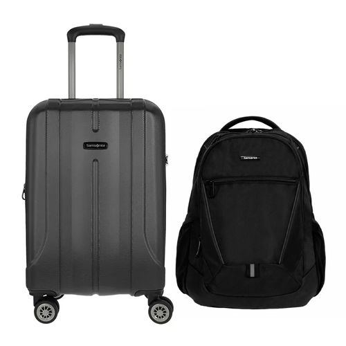 Combo Samsonite valija carry on Fiero 3.0 + mochila Vaughan