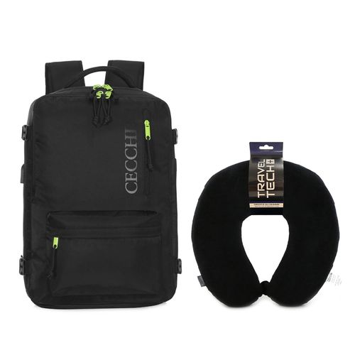 Combo Cecchini mochila viral de viaje + almohada
