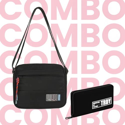 Combo Trendy bandolera + billetera