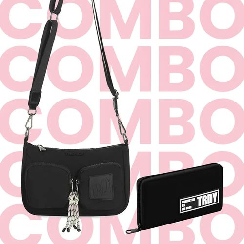 Combo Trendy bandolera + billetera