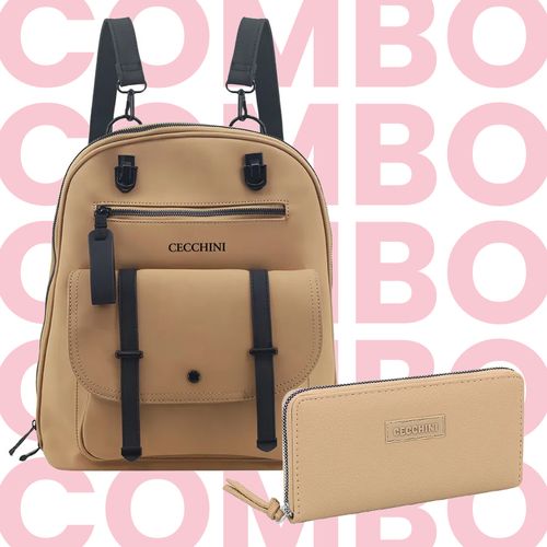 Combo Cecchini mochila + billetera