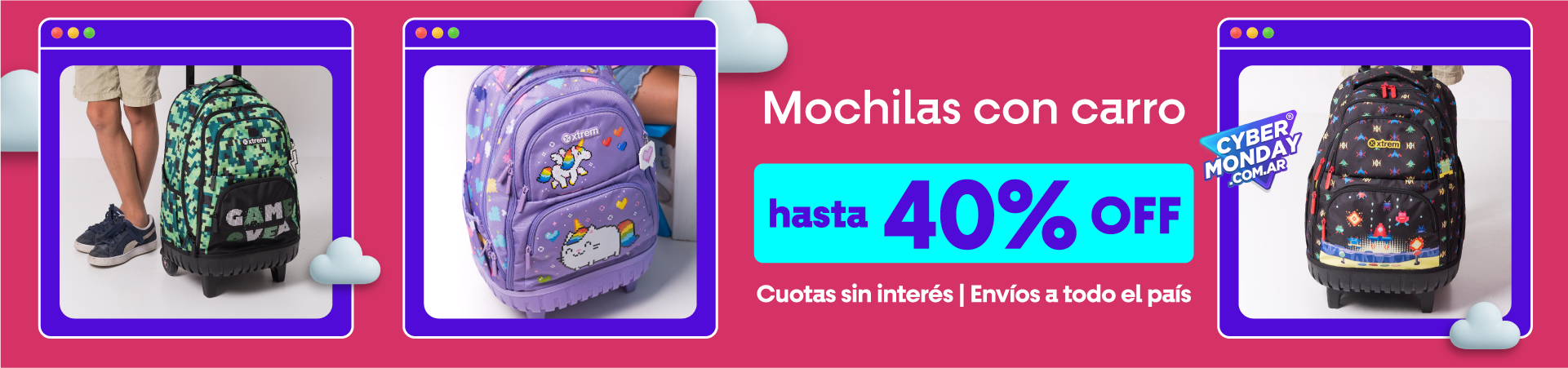 Mochila con carro